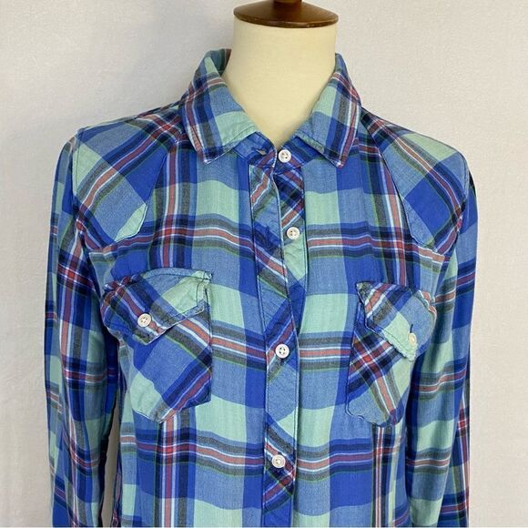 RAILS KENDRA BUTTON SHIRT  DOUBLE LAUER COTTON GUAZE - Picture 5 of 13